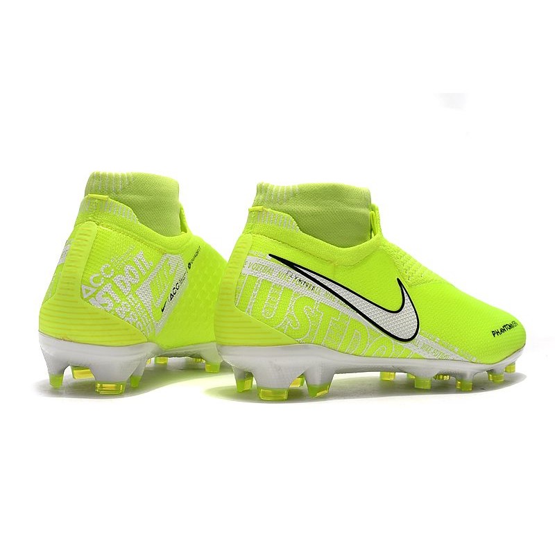 Nike Phantom VSN Elite DF FG Volt Bílý